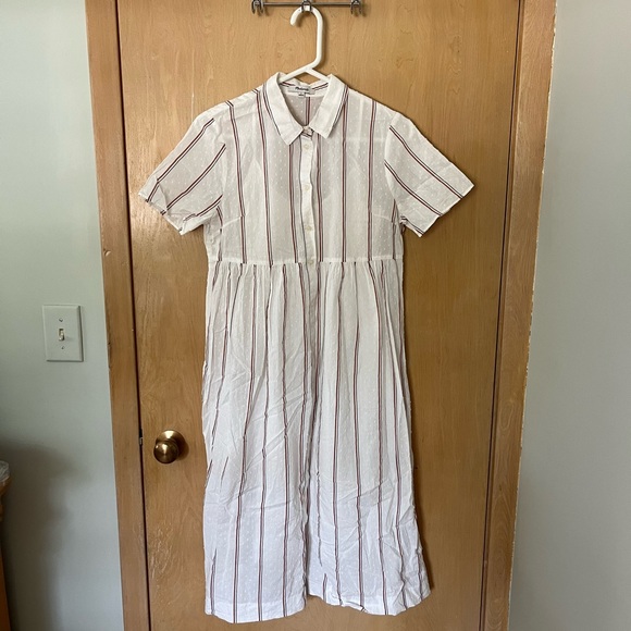 Madewell Striped Midi Shirtdress - Picture 6 of 9